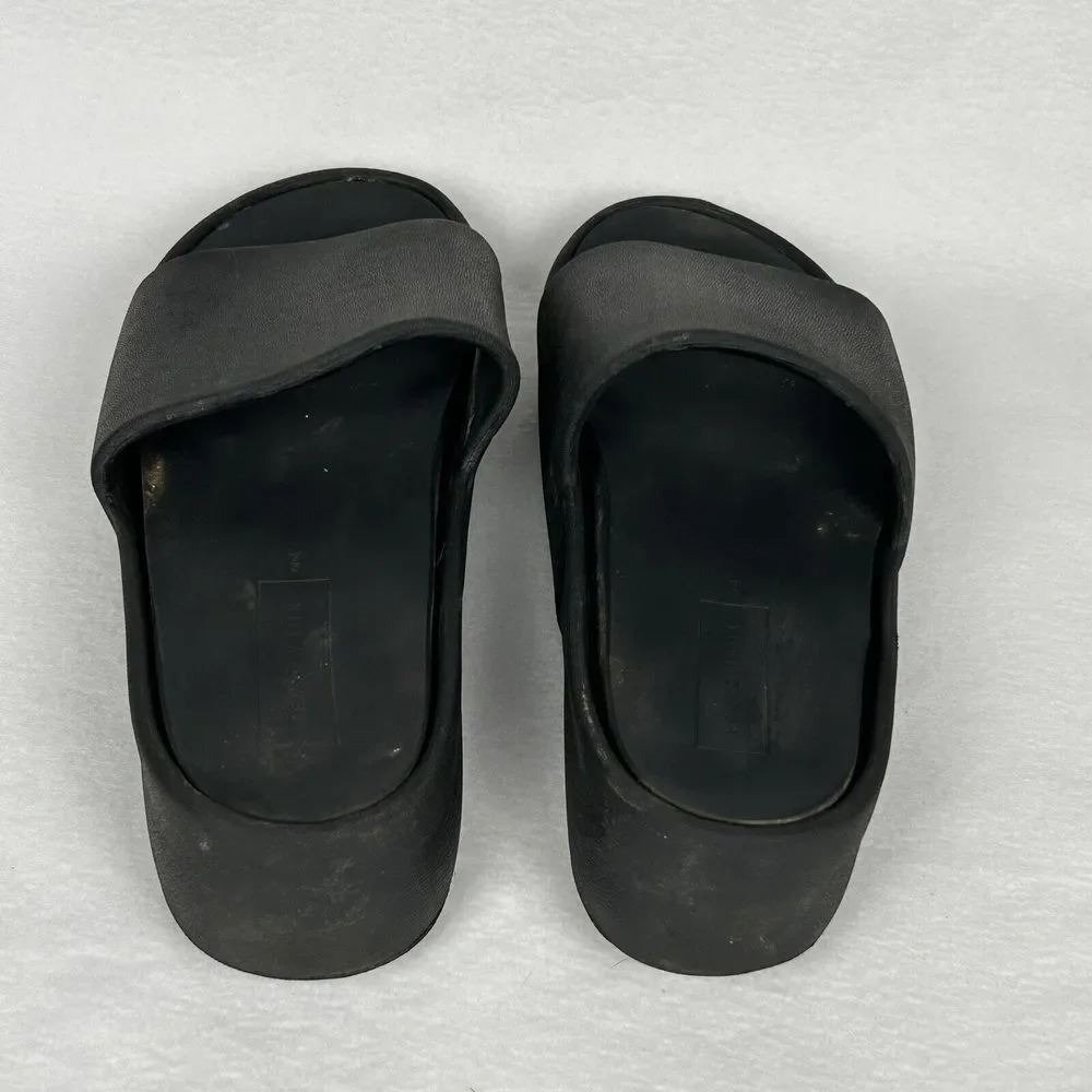 Yellow Box Super Cushiony Torrey Black Slide Women's Sandal 9 - Picture 4 of 7